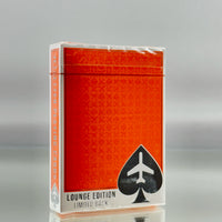 Jetsetter Hangar (Orange) Limited Foil Back Playing Cards
