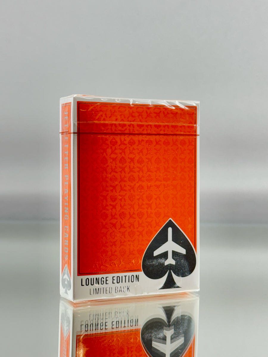 Jetsetter Hangar (Orange) Limited Foil Back Playing Cards
