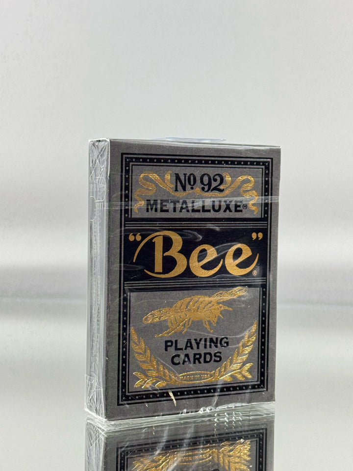 "Bee" Metalluxe Gold And Silver Playing Cards