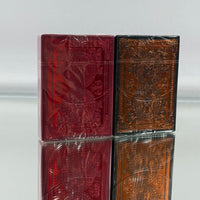 Greek Gods Red And Black Gilded Playing Cards Set