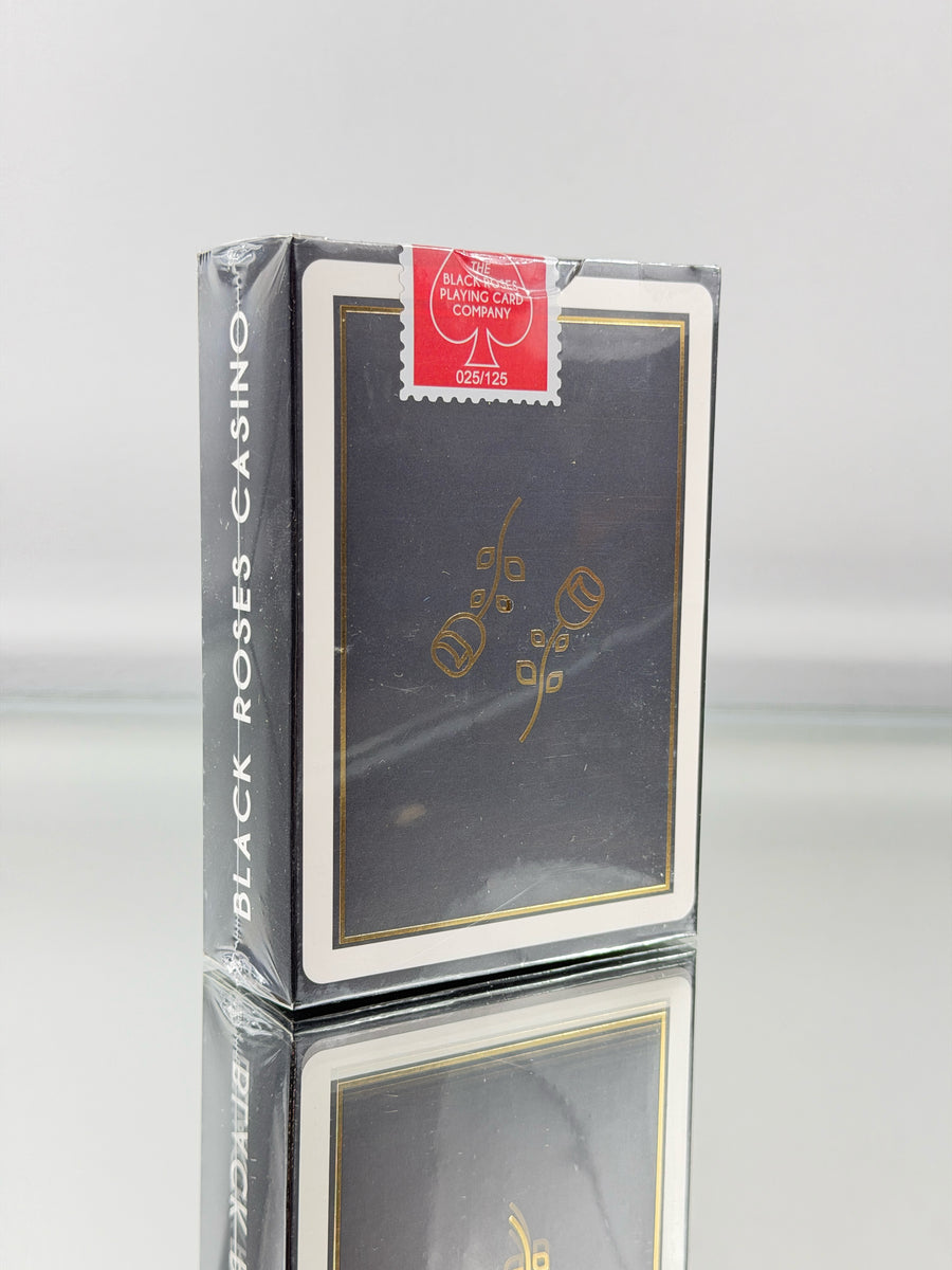 Black Roses Gold Foil Casino Collector's Box