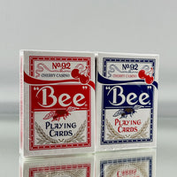 "Bee" Cherry Casino Playing Cards Set (Red, Blue)